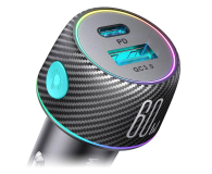 JoyRoom Ładowarka samochodowa 60W USB-C USB-A - 1257676 - zdjęcie 4